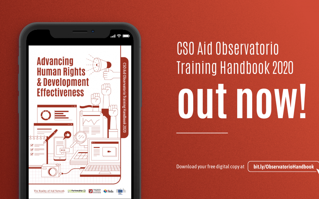 CSO AID Observatorio Training Handbook 2020 Out Now!