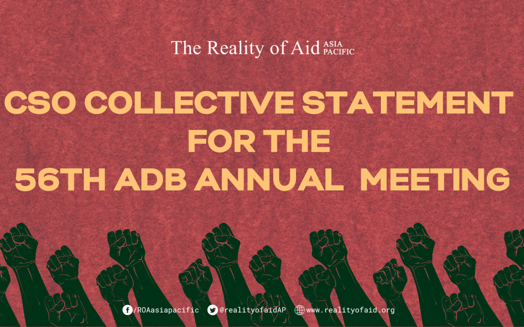 CSO Collective Statement for the 56th ADB Annual Meeting