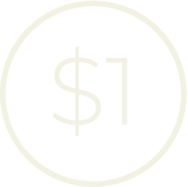 1 dollar