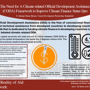 RoA-AP Steering Committee Chairperson, Jahangir Hasan Masum shares his research on the Climate-related Official Development Assistance (CODA) Framework.
Full study here: https://realityofaid.org/wp-content/uploads/2018/12/RoA-Full-Report2018FINAL3-min.pdf
